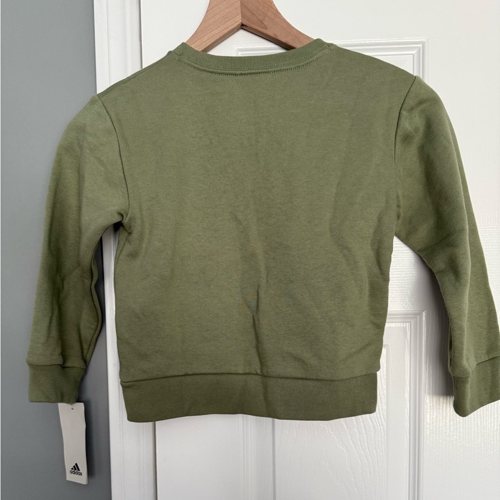 Adidas boys Green Sweatshirt - Picture 2 of 4